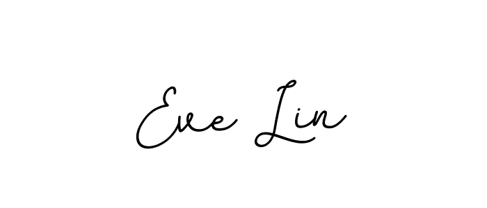 You should practise on your own different ways (BallpointsItalic-DORy9) to write your name (Eve Lin) in signature. don't let someone else do it for you. Eve Lin signature style 11 images and pictures png