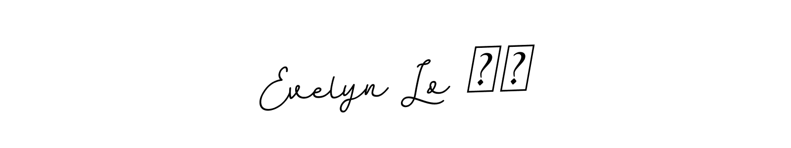 Design your own signature with our free online signature maker. With this signature software, you can create a handwritten (BallpointsItalic-DORy9) signature for name Evelyn Lo ❤️. Evelyn Lo ❤️ signature style 11 images and pictures png