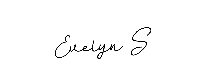 Use a signature maker to create a handwritten signature online. With this signature software, you can design (BallpointsItalic-DORy9) your own signature for name Evelyn S. Evelyn S signature style 11 images and pictures png