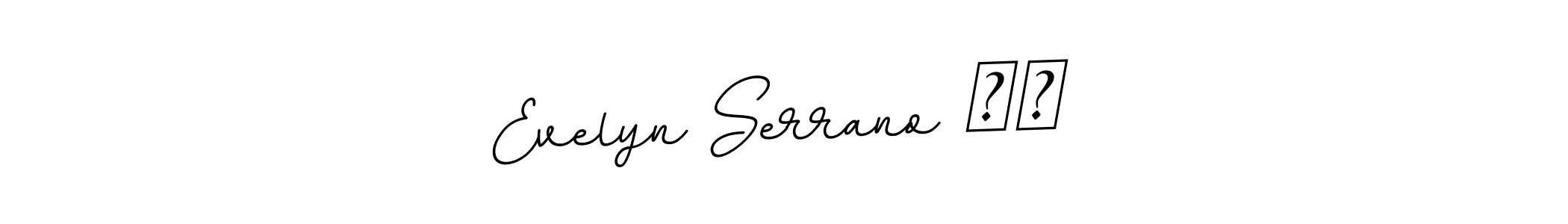 How to make Evelyn Serrano ❤️ signature? BallpointsItalic-DORy9 is a professional autograph style. Create handwritten signature for Evelyn Serrano ❤️ name. Evelyn Serrano ❤️ signature style 11 images and pictures png