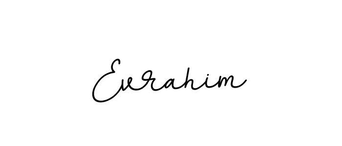 Use a signature maker to create a handwritten signature online. With this signature software, you can design (BallpointsItalic-DORy9) your own signature for name Evrahim. Evrahim signature style 11 images and pictures png