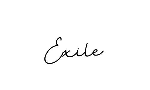 Exile stylish signature style. Best Handwritten Sign (BallpointsItalic-DORy9) for my name. Handwritten Signature Collection Ideas for my name Exile. Exile signature style 11 images and pictures png