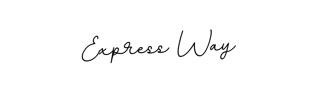 This is the best signature style for the Express Way name. Also you like these signature font (BallpointsItalic-DORy9). Mix name signature. Express Way signature style 11 images and pictures png