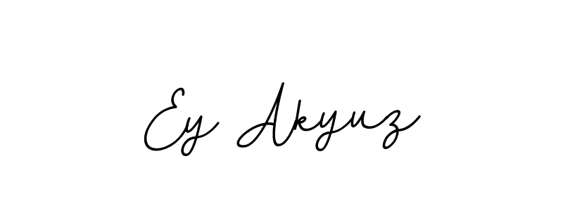 Design your own signature with our free online signature maker. With this signature software, you can create a handwritten (BallpointsItalic-DORy9) signature for name Ey Akyuz. Ey Akyuz signature style 11 images and pictures png
