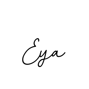 Design your own signature with our free online signature maker. With this signature software, you can create a handwritten (BallpointsItalic-DORy9) signature for name Eya. Eya signature style 11 images and pictures png