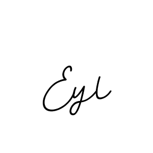 It looks lik you need a new signature style for name Eyl. Design unique handwritten (BallpointsItalic-DORy9) signature with our free signature maker in just a few clicks. Eyl signature style 11 images and pictures png