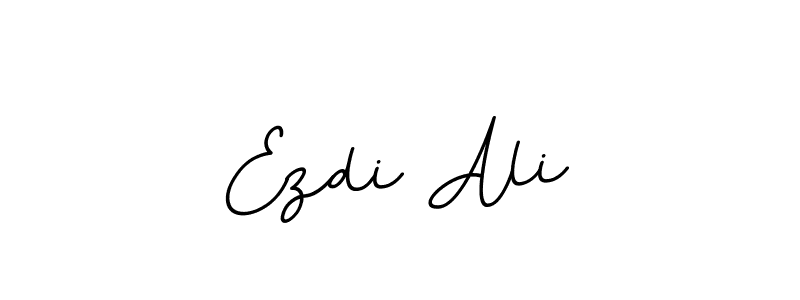 Design your own signature with our free online signature maker. With this signature software, you can create a handwritten (BallpointsItalic-DORy9) signature for name Ezdi Ali. Ezdi Ali signature style 11 images and pictures png