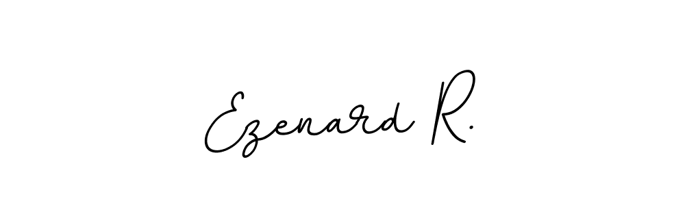 Ezenard R. stylish signature style. Best Handwritten Sign (BallpointsItalic-DORy9) for my name. Handwritten Signature Collection Ideas for my name Ezenard R.. Ezenard R. signature style 11 images and pictures png