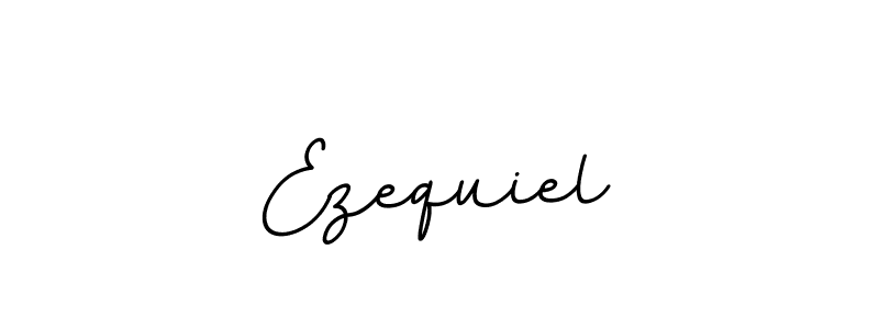How to make Ezequiel name signature. Use BallpointsItalic-DORy9 style for creating short signs online. This is the latest handwritten sign. Ezequiel signature style 11 images and pictures png