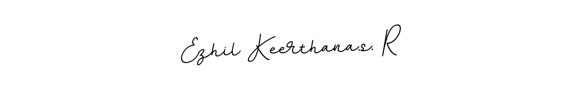 This is the best signature style for the Ezhil Keerthana.s. R name. Also you like these signature font (BallpointsItalic-DORy9). Mix name signature. Ezhil Keerthana.s. R signature style 11 images and pictures png