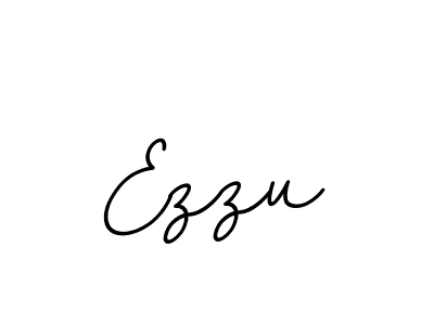 Design your own signature with our free online signature maker. With this signature software, you can create a handwritten (BallpointsItalic-DORy9) signature for name Ezzu. Ezzu signature style 11 images and pictures png