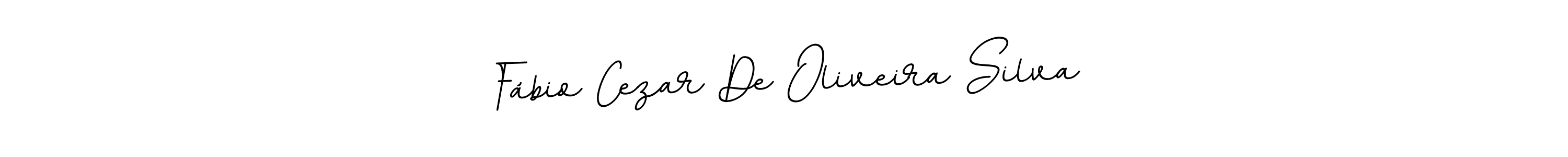 Make a short Fábio Cezar De Oliveira Silva signature style. Manage your documents anywhere anytime using BallpointsItalic-DORy9. Create and add eSignatures, submit forms, share and send files easily. Fábio Cezar De Oliveira Silva signature style 11 images and pictures png