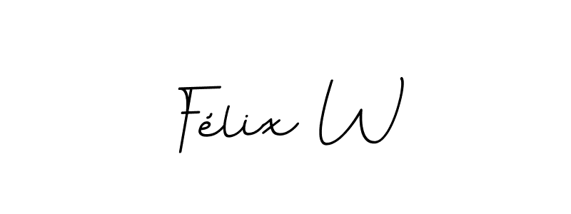 Similarly BallpointsItalic-DORy9 is the best handwritten signature design. Signature creator online .You can use it as an online autograph creator for name Félix W. Félix W signature style 11 images and pictures png