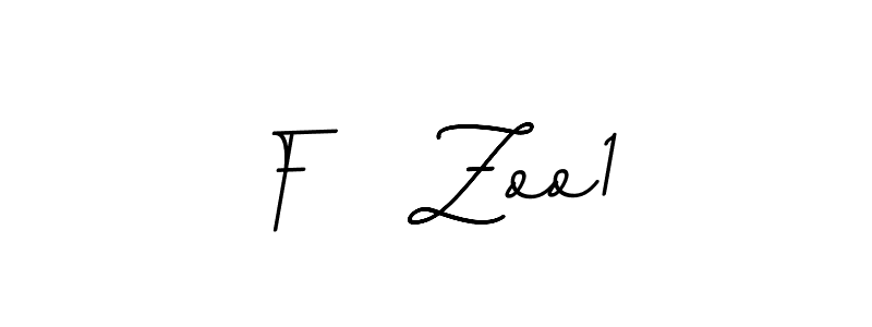 Make a beautiful signature design for name F   Zoo1. With this signature (BallpointsItalic-DORy9) style, you can create a handwritten signature for free. F   Zoo1 signature style 11 images and pictures png