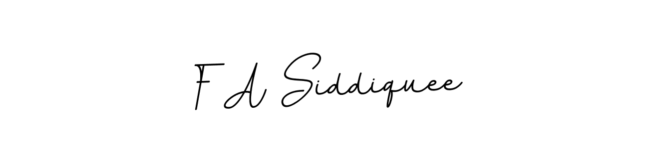 Make a beautiful signature design for name F A Siddiquee. With this signature (BallpointsItalic-DORy9) style, you can create a handwritten signature for free. F A Siddiquee signature style 11 images and pictures png