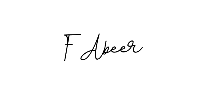 How to make F Abeer signature? BallpointsItalic-DORy9 is a professional autograph style. Create handwritten signature for F Abeer name. F Abeer signature style 11 images and pictures png