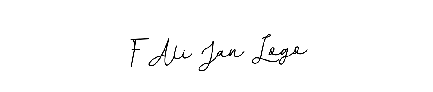 You should practise on your own different ways (BallpointsItalic-DORy9) to write your name (F Ali Jan Logo) in signature. don't let someone else do it for you. F Ali Jan Logo signature style 11 images and pictures png