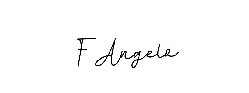 This is the best signature style for the F Angelo name. Also you like these signature font (BallpointsItalic-DORy9). Mix name signature. F Angelo signature style 11 images and pictures png