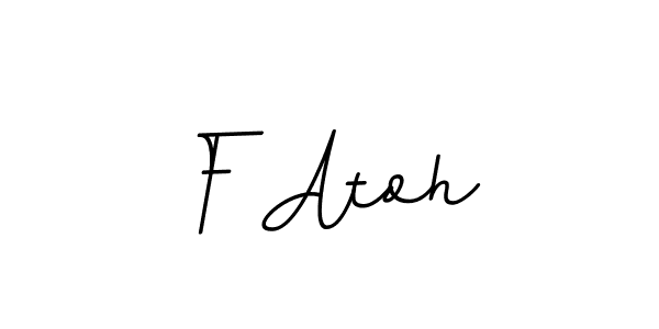 This is the best signature style for the F Atoh name. Also you like these signature font (BallpointsItalic-DORy9). Mix name signature. F Atoh signature style 11 images and pictures png