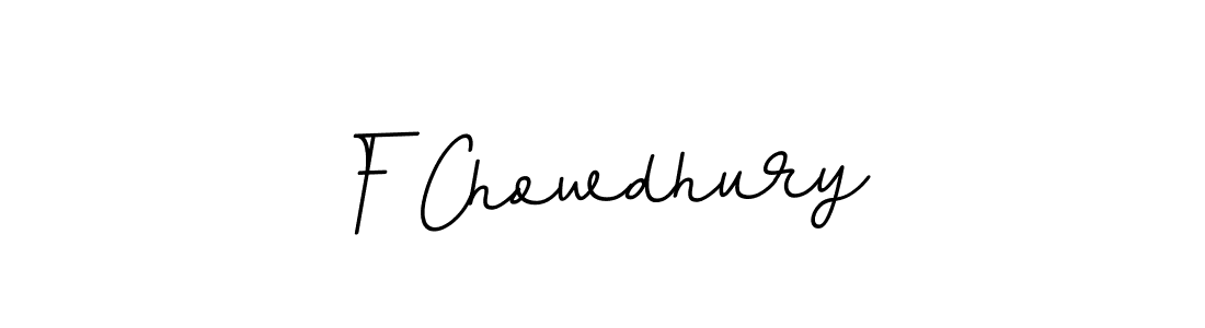 Make a beautiful signature design for name F Chowdhury. With this signature (BallpointsItalic-DORy9) style, you can create a handwritten signature for free. F Chowdhury signature style 11 images and pictures png