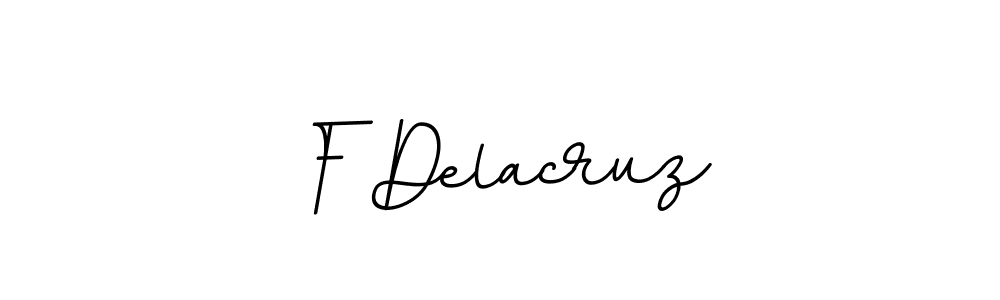 Design your own signature with our free online signature maker. With this signature software, you can create a handwritten (BallpointsItalic-DORy9) signature for name F Delacruz. F Delacruz signature style 11 images and pictures png