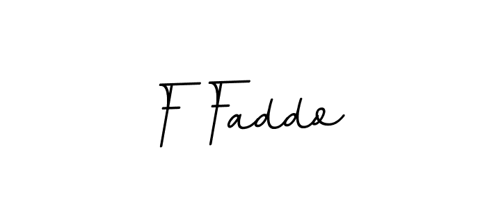 Make a beautiful signature design for name F Faddo. With this signature (BallpointsItalic-DORy9) style, you can create a handwritten signature for free. F Faddo signature style 11 images and pictures png