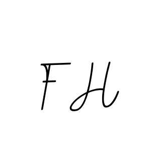 How to make F H name signature. Use BallpointsItalic-DORy9 style for creating short signs online. This is the latest handwritten sign. F H signature style 11 images and pictures png