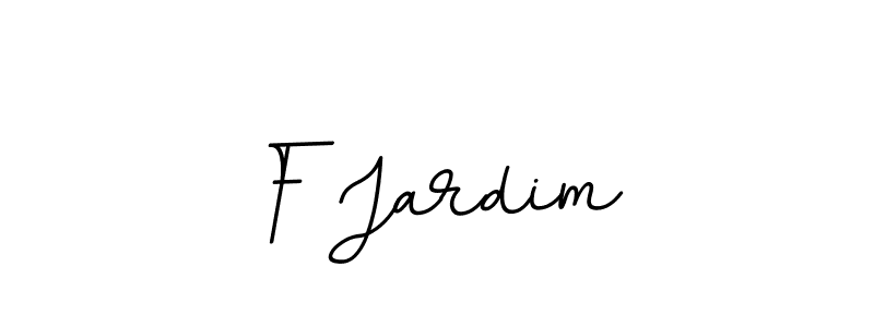 Make a beautiful signature design for name F Jardim. With this signature (BallpointsItalic-DORy9) style, you can create a handwritten signature for free. F Jardim signature style 11 images and pictures png