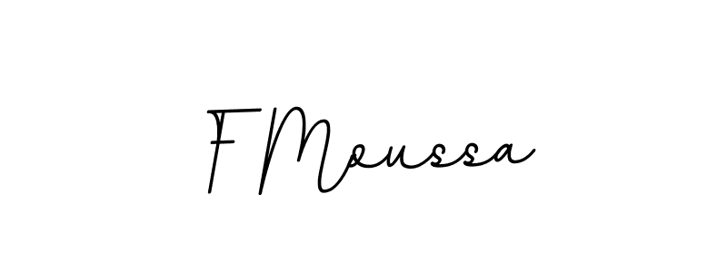 Make a beautiful signature design for name F Moussa. Use this online signature maker to create a handwritten signature for free. F Moussa signature style 11 images and pictures png