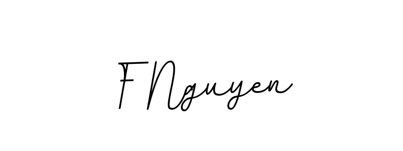 You should practise on your own different ways (BallpointsItalic-DORy9) to write your name (F Nguyen) in signature. don't let someone else do it for you. F Nguyen signature style 11 images and pictures png