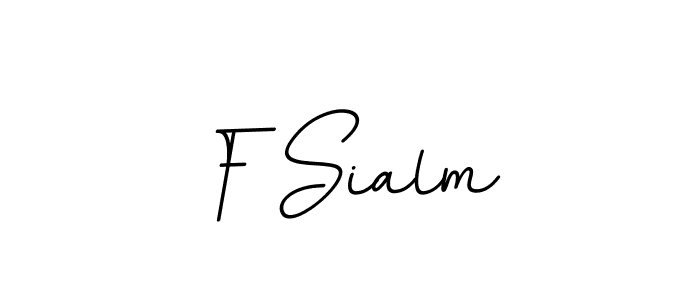 Also we have F Sialm name is the best signature style. Create professional handwritten signature collection using BallpointsItalic-DORy9 autograph style. F Sialm signature style 11 images and pictures png