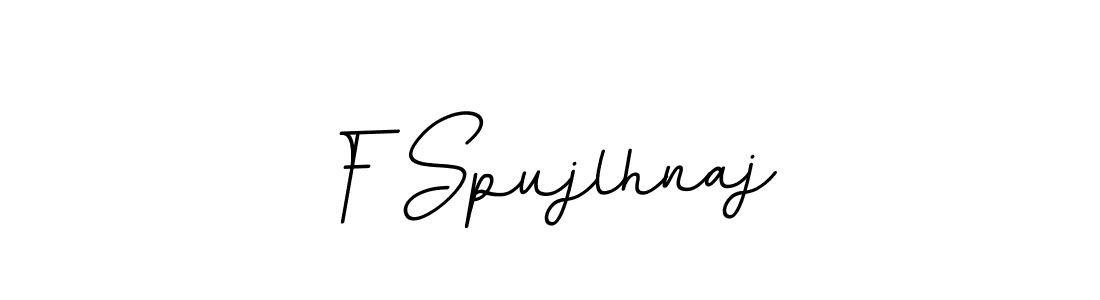 The best way (BallpointsItalic-DORy9) to make a short signature is to pick only two or three words in your name. The name F Spujlhnaj include a total of six letters. For converting this name. F Spujlhnaj signature style 11 images and pictures png