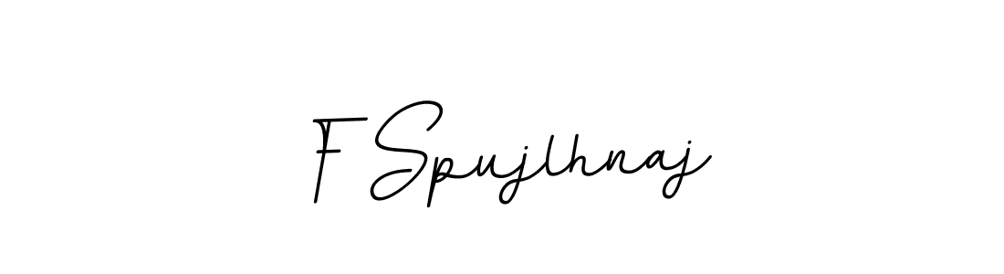 You should practise on your own different ways (BallpointsItalic-DORy9) to write your name (F Spujlhnaj) in signature. don't let someone else do it for you. F Spujlhnaj signature style 11 images and pictures png