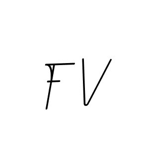 How to make F V name signature. Use BallpointsItalic-DORy9 style for creating short signs online. This is the latest handwritten sign. F V signature style 11 images and pictures png