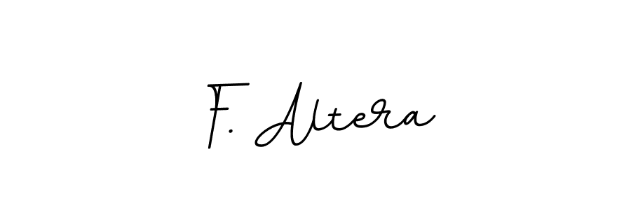 The best way (BallpointsItalic-DORy9) to make a short signature is to pick only two or three words in your name. The name F. Altera include a total of six letters. For converting this name. F. Altera signature style 11 images and pictures png