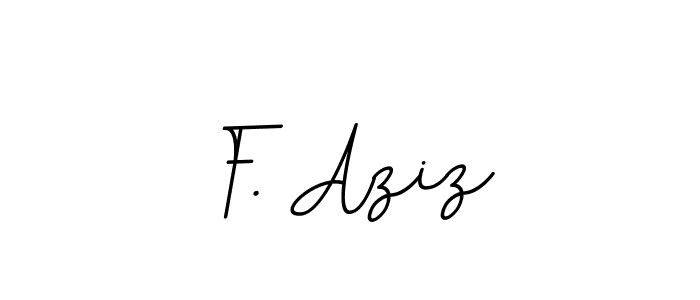 F. Aziz stylish signature style. Best Handwritten Sign (BallpointsItalic-DORy9) for my name. Handwritten Signature Collection Ideas for my name F. Aziz. F. Aziz signature style 11 images and pictures png