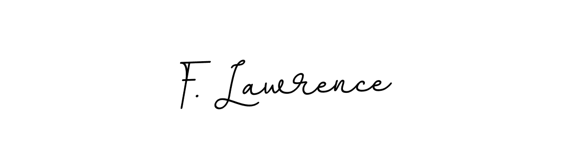 Create a beautiful signature design for name F. Lawrence. With this signature (BallpointsItalic-DORy9) fonts, you can make a handwritten signature for free. F. Lawrence signature style 11 images and pictures png