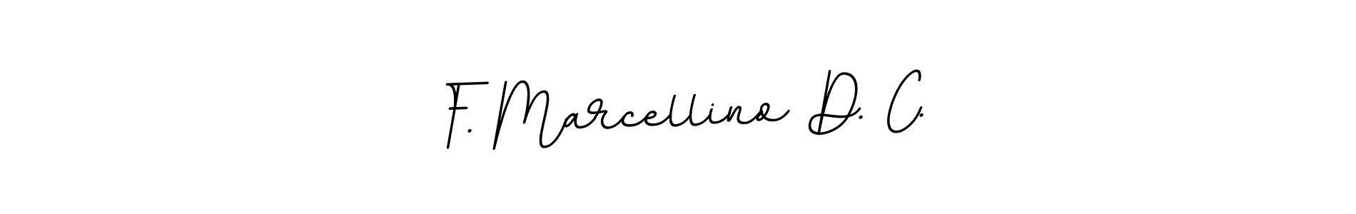 Make a beautiful signature design for name F. Marcellino D. C.. Use this online signature maker to create a handwritten signature for free. F. Marcellino D. C. signature style 11 images and pictures png