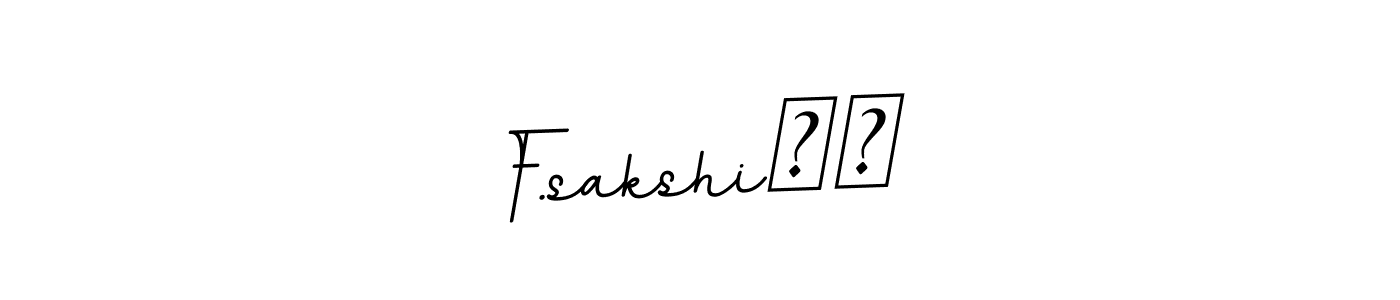 Also we have F.sakshi❤️ name is the best signature style. Create professional handwritten signature collection using BallpointsItalic-DORy9 autograph style. F.sakshi❤️ signature style 11 images and pictures png