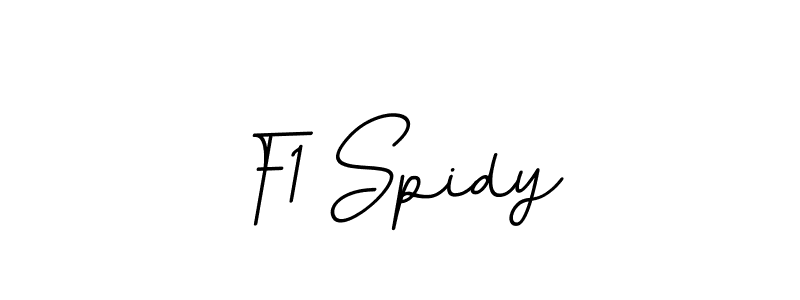 How to make F1 Spidy signature? BallpointsItalic-DORy9 is a professional autograph style. Create handwritten signature for F1 Spidy name. F1 Spidy signature style 11 images and pictures png