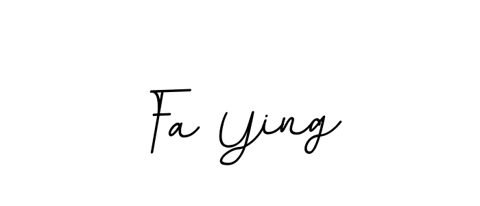 Use a signature maker to create a handwritten signature online. With this signature software, you can design (BallpointsItalic-DORy9) your own signature for name Fa Ying. Fa Ying signature style 11 images and pictures png