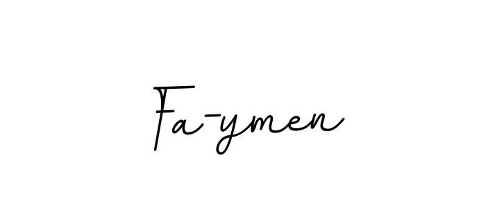 Make a beautiful signature design for name Fa-ymen. With this signature (BallpointsItalic-DORy9) style, you can create a handwritten signature for free. Fa-ymen signature style 11 images and pictures png