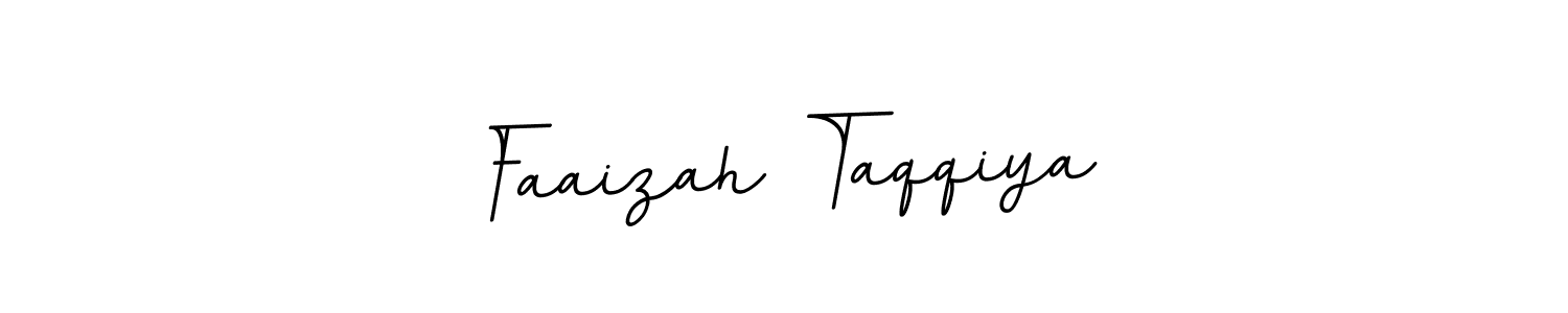 It looks lik you need a new signature style for name Faaizah Taqqiya. Design unique handwritten (BallpointsItalic-DORy9) signature with our free signature maker in just a few clicks. Faaizah Taqqiya signature style 11 images and pictures png