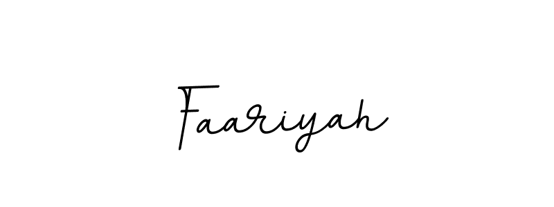 Faariyah stylish signature style. Best Handwritten Sign (BallpointsItalic-DORy9) for my name. Handwritten Signature Collection Ideas for my name Faariyah. Faariyah signature style 11 images and pictures png