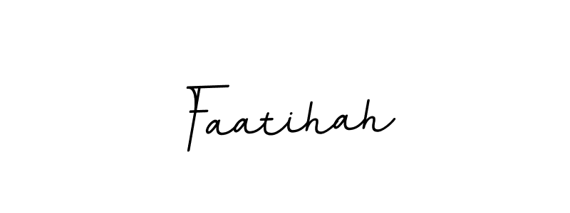 How to make Faatihah name signature. Use BallpointsItalic-DORy9 style for creating short signs online. This is the latest handwritten sign. Faatihah signature style 11 images and pictures png