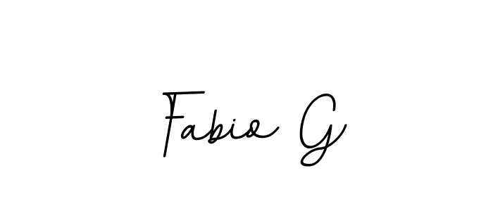 Also we have Fabio G name is the best signature style. Create professional handwritten signature collection using BallpointsItalic-DORy9 autograph style. Fabio G signature style 11 images and pictures png