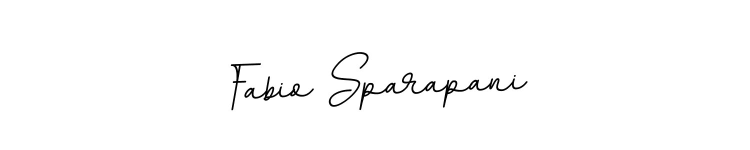 Make a beautiful signature design for name Fabio Sparapani. With this signature (BallpointsItalic-DORy9) style, you can create a handwritten signature for free. Fabio Sparapani signature style 11 images and pictures png