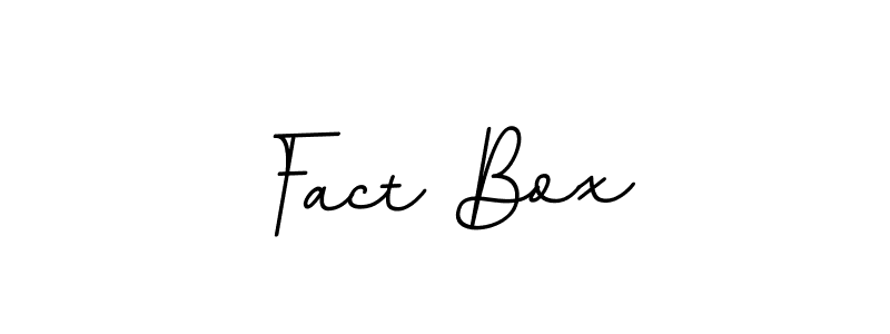 Make a beautiful signature design for name Fact Box. With this signature (BallpointsItalic-DORy9) style, you can create a handwritten signature for free. Fact Box signature style 11 images and pictures png