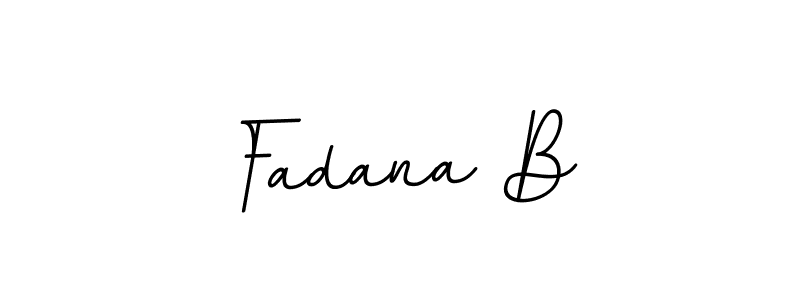 It looks lik you need a new signature style for name Fadana B. Design unique handwritten (BallpointsItalic-DORy9) signature with our free signature maker in just a few clicks. Fadana B signature style 11 images and pictures png