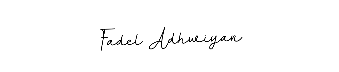 Create a beautiful signature design for name Fadel Adhwiyan. With this signature (BallpointsItalic-DORy9) fonts, you can make a handwritten signature for free. Fadel Adhwiyan signature style 11 images and pictures png